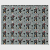 Gone Fishing Geschenkpapier (Flach)