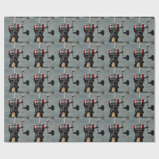 Gone Fishing Geschenkpapier (Flach)