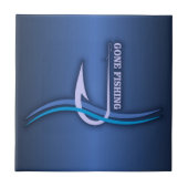 Gone Fishing (Hook) Fliese (Vorderseite)