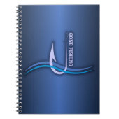 Gone Fishing (Hook) Notizblock (Vorderseite)