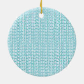 Gone Fishing individuelle Name Keramik Ornament (Hinten)