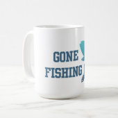 Gone Fishing Kaffeetasse (Vorderseite Links)