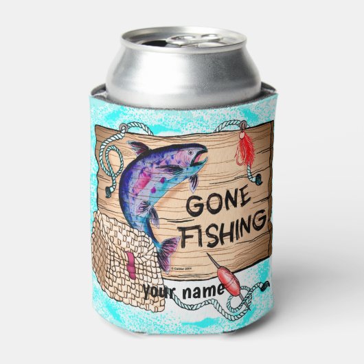 Gone Fishing kann kühler werden Dosenkühler (Kanne Vorderseite)