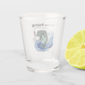 Gone Fishing kann sich kühlen Schnapsglas (Rückseite)