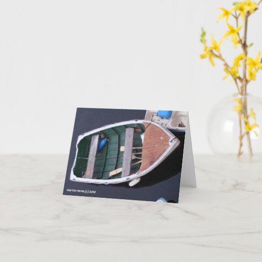 Gone Fishing Karte (Gelbe Blume)