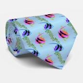 GONE FISHING KRAWATTE BLAU (Gerollt)