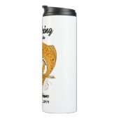 Gone Fishing Life is Better Retirement Gift Thermosbecher (Nach rechts gedreht)