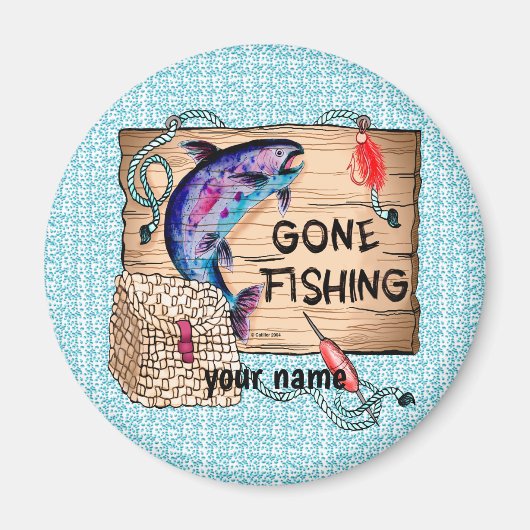 Gone Fishing-Magnet Magnet (Vorne)