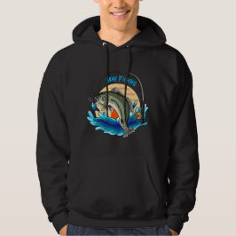 Gone Fishing Mens Hoodie