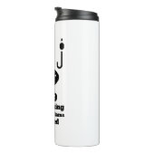 Gone Fishing Modern Retirement Geschenk Thermosbecher (Nach rechts gedreht)