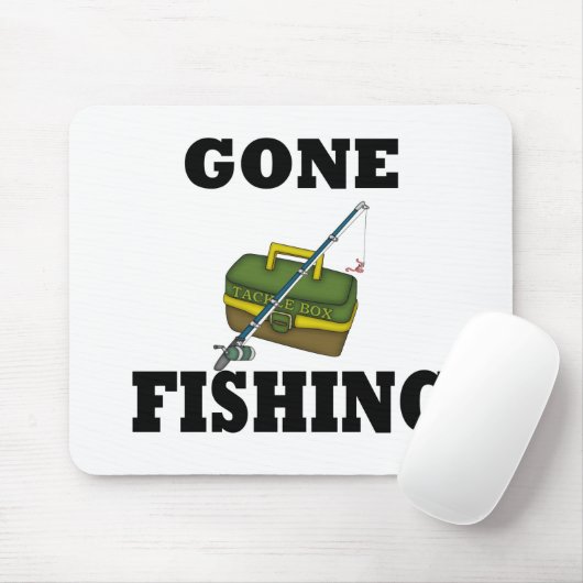 Gone Fishing Mousepad (Mit Mouse)
