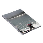 Gone Fishing No Work Notizblock (Rechte Seite)