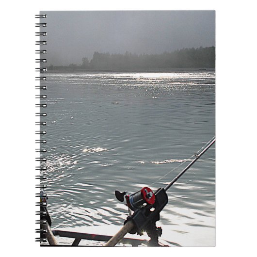 Gone Fishing No Work Notizblock (Vorderseite)