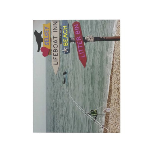 Gone Fishing Notizblock (Rotiert)