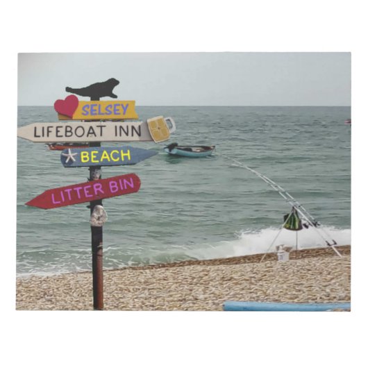 Gone Fishing Notizblock (Vorderseite)