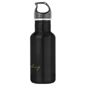 Gone Fishing Personalize Edelstahlflasche (Rückseite)