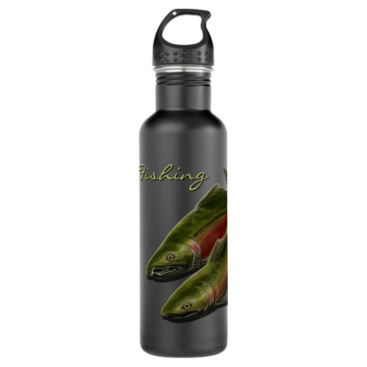 Gone Fishing Personalize Edelstahlflasche (Vorderseite)