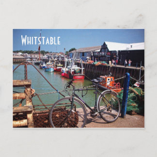 Gone Fishing Picturesque Whitstable Kent Image Postkarte