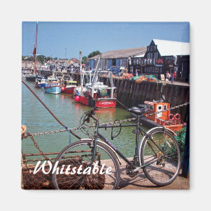 Gone Fishing Picturesque Whitstable Kent Vereinigt Magnet