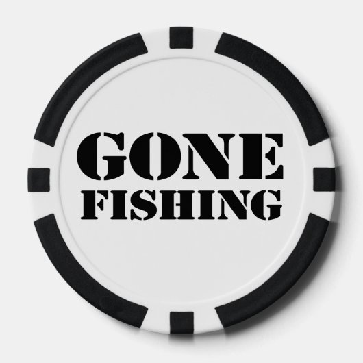 Gone Fishing Pokerchips (Vorderseite)