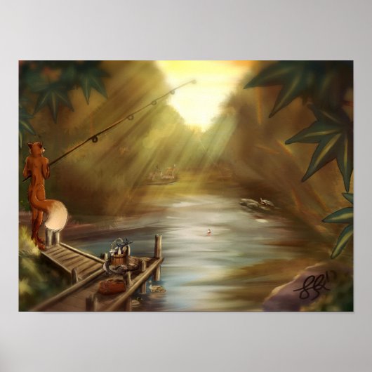 Gone Fishing Poster (Vorne)