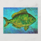 Gone Fishing Postkarte (Vorderseite)