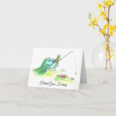 Gone Fishing Reticles Karte (Gelbe Blume)