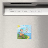 Gone Fishing Retirement Magnet (In Situ (Geschirrspüler))
