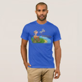 Gone Fishing Retirement T-Shirt (Vorne ganz)