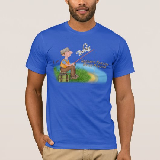 Gone Fishing Retirement T-Shirt (Vorderseite)