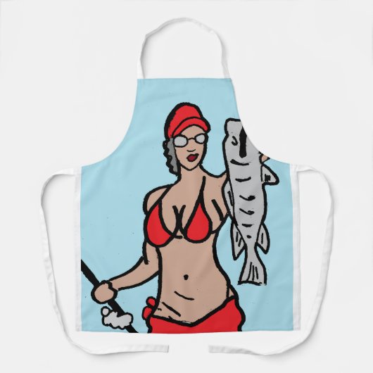 Gone Fishing Schürze (Vorderseite)