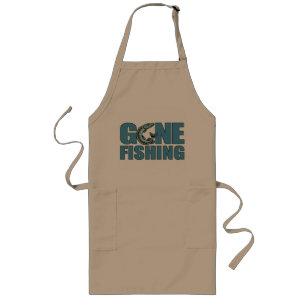 GONE FISHING Schürze - wählen Sie Stil & Farbe