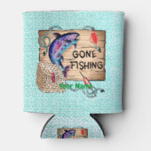 Gone Fishing-Sitte Dosenkühler (Vorderseite)