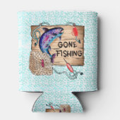 Gone Fishing-Sitte Dosenkühler (Rückseite)