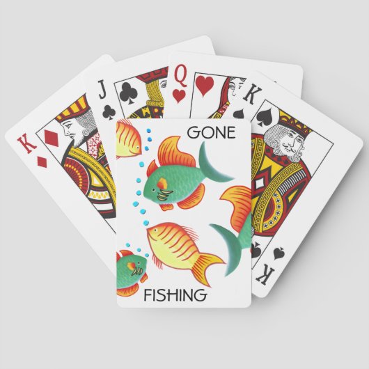 Gone Fishing Spielkarten (Rückseite)
