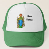 Gone Fishing (St. Andrew) Truckerkappe (Vorderseite)