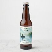 Gone Fishing Stout Bee Label Bierflaschenetikett (Vorderseite)