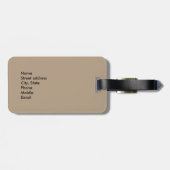 Gone Fishing (sucht nicht nach mir) Gepäckanhänger (Rückseite horizontal)