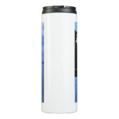 Gone Fishing Sunset Remüde Fisherman Geschenk Thermosbecher (Rückseite)