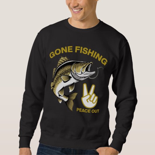 Gone Fishing Sweatshirt (Vorderseite)