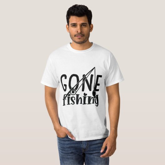 Gone Fishing T-Shirt (Vorne ganz)