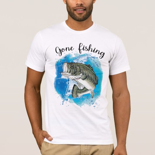 Gone Fishing T - Shirt (Vorderseite)