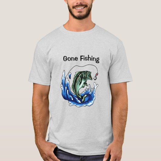 Gone Fishing T-Shirt (Vorderseite)