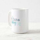Gone Fishing Tasse (Vorderseite Links)