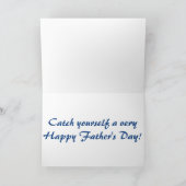 Gone Fishing Vatertag Karte (Innenseite)