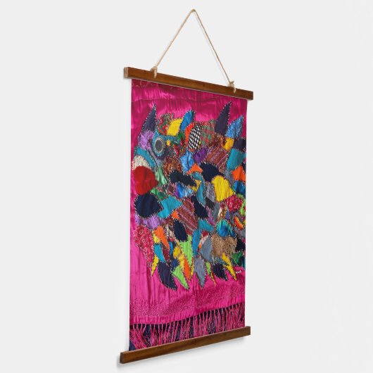 Gone Fishing Wandteppich Mit Holzrahmen (Gewinkelt)