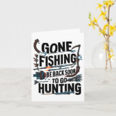 Gone Fishing wird bald Ck zu gehen Jagd Karte (Gelbe Blume)