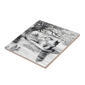 Gone Fishing with Lover, Louis Wain Fliese (Seite)