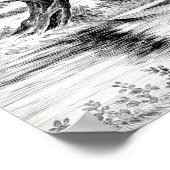 Gone Fishing with Lover, Louis Wain Poster (Ecke)