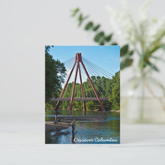 Gone Fish'n'n East Fork White River Postkarte (Stehend Vorderseite)